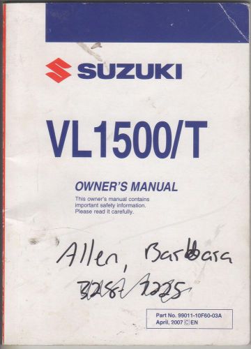 2008 suzuki  motorcycle vl1500/t  p/n 99011-10f60-03a  owners  manual (287)