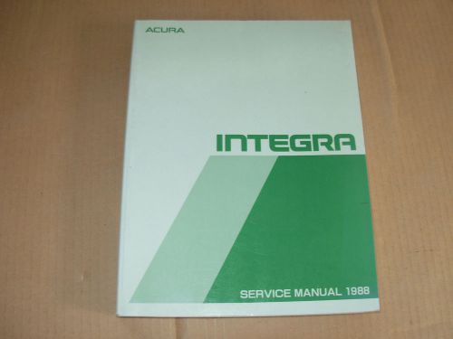 1988 acura integra service manual