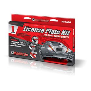Ballistic sslicb license plate kit