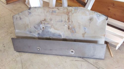 Used stainless steel transom bracket engine compartment outboard boat motor part
