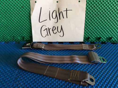 1987 1996 ford truck f150 f250 over lap seat belt latch light gray color