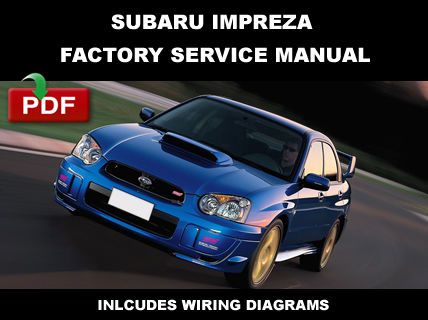 Subaru 2005 impreza impreza wrx sti ultimate oem service repair workshop manual