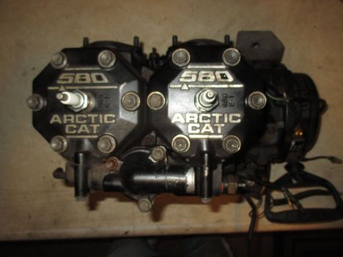 96 arctic cat snowmobile 1996 pantera 580 efi long block engine motor 0662-164