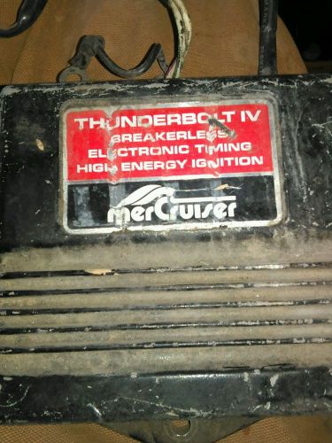 Mercruiser 4.3 thunderbolt iv breakerless electronic timing ignition 1986 alpha