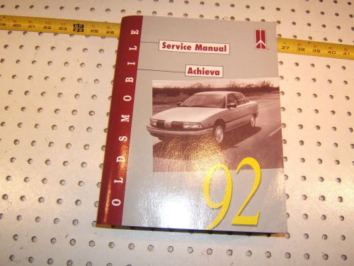 Oldsmobile 1992 achieva service oem 1 manual for us &amp; canada models,1992 achieva