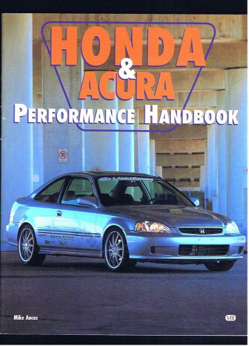 Honda &amp; acura performance guides ~ injection,turbo,chassis,racing mods ~ ex cond