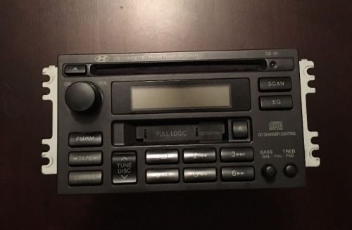 Hyundai sonata 2002-2005 radio fm am cassette cd player w aux input 96190-3d101