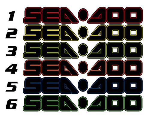 Seadoo graphic kit // 28&#034; x 3&#034; // trailer decal sticker gtx gti gsx rxp xp rtx