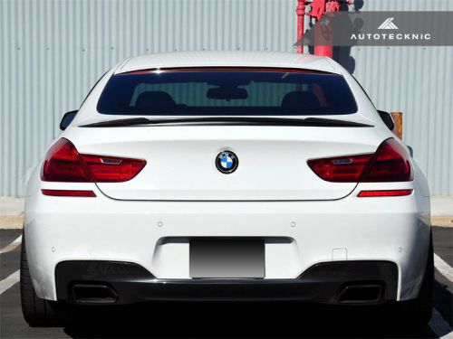 Abs paintable dual fin trunk wing spoiler - bmw f06 gran-coupe f13 640i 650i m6
