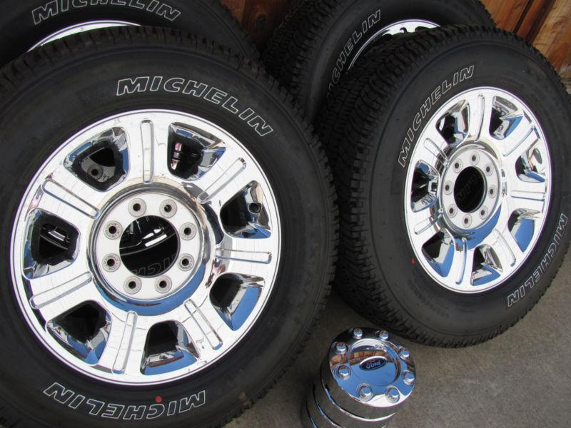 (4) new 2013 20" oem ford f250 super duty lariat wheels & tires * f350 takeoffs