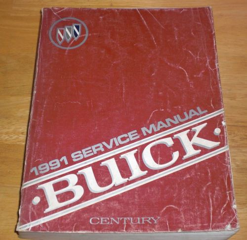 1991 91 buick century  dealership service shop manual
