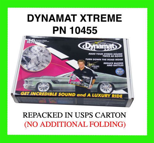 Dynamat xtreme bulk pack 18 sheets 72ft² roller extreme  + free roller