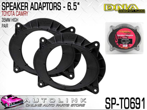 Dna speaker adaptors suit toyota camry 2002-2011 6.5&#034; round 35mm high (pair)
