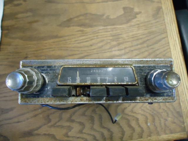 Jaguar  vintage am radio from the 1960's 