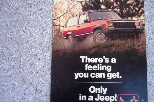 1985 jeep c-j cherokee  j-10 wagoneer comanche 8 page sales brochure  #51