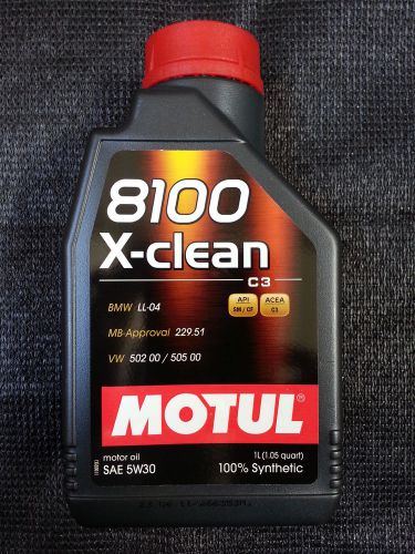 102785 motul x-clean 5w30 1 liter 100% synthetic euro iv &amp; v