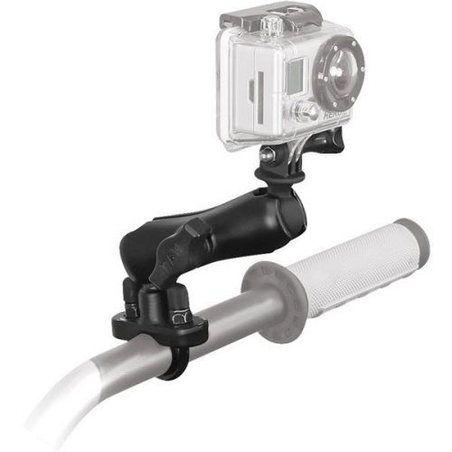Ram mounts double socket arm and gopro hero 3 camera mount with u-bolt mount - r