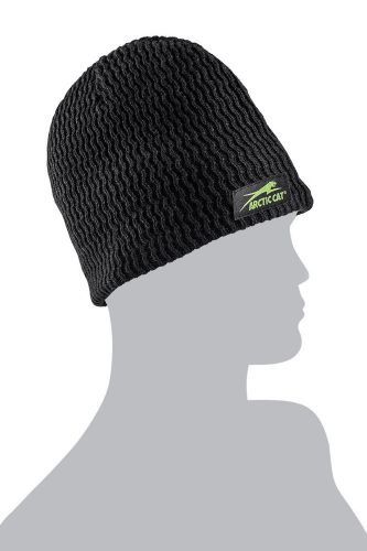 New arctic cat aircat wave black beanie hat - part 5263-064