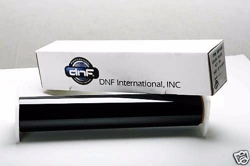 Window tint film 1ply black 20% 24&#034; x 100 ft: free dnf squeegee orders $60 &amp; up!