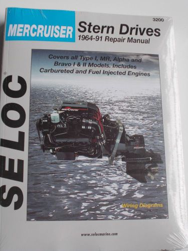 Seloc mercruiser sterndrive service repair manual 1964  to 1991 seloc 3200