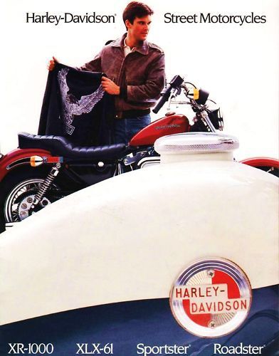 1985 harley-davidson sportster brochure -xr1000-sportster-roadster-xlh61