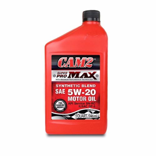 5w-20 sae superpro max synthetic blend | qty: 12