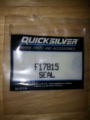 New old stock oem quicksilver f17815 mercury mercruiser chrysler seal