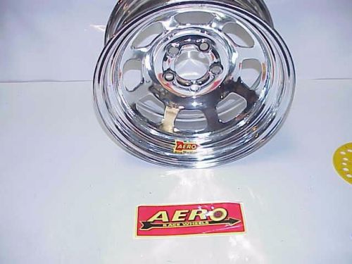 Aero chrome 5 x 4-1/2&#034; wheel 15&#034;x 7&#034; with 3&#034; offset 50-274530 hobby stock car w7
