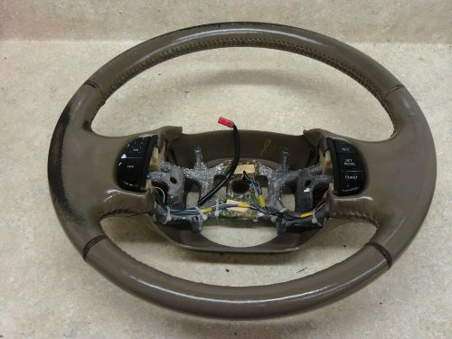 Ford excursion f250 f350 superduty  leather  wrapped steering wheel f-250 tan
