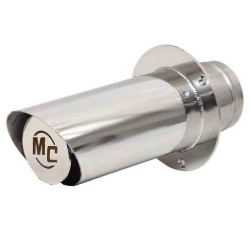 Mastercraft 3.5 inch polished stainless steel boat exhaust tip 253028a