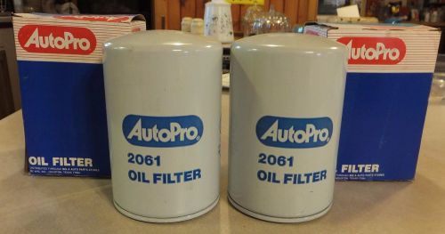 Autopro 2061 oil filters old store stock in original box full-flow lube spin-on