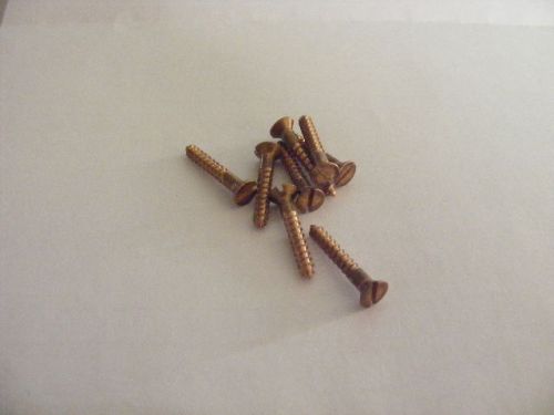 Silicon bronze woodscrews , boat building screws, #4 x 1/2 inch (13mm) 100 pcs