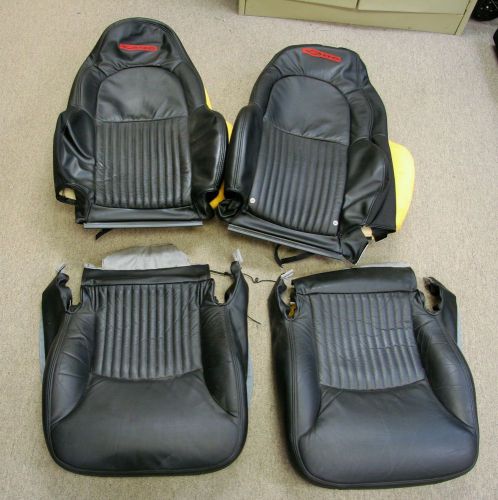 C5 corvette black factory z06 seat covers with foam excellent condition used