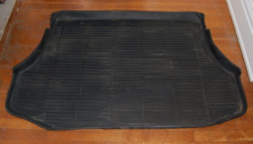 03-09 oem kia sorento all weather trunk mat liner cover tray black plastic