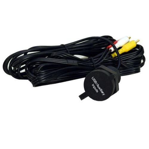 Carver 7338025 marine audio video boat 10 ft usb auxiliary input wiring cable