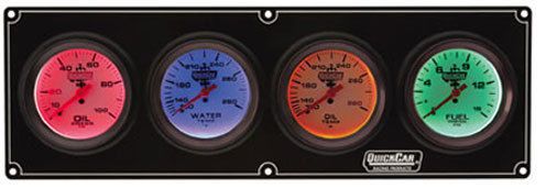 Qui 61-7021 - quickcar extreme 4 gauge panel