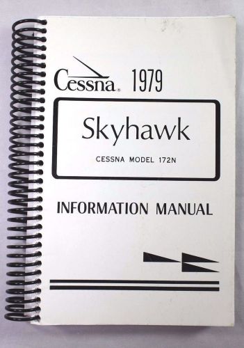 1979 cessna skyhawk model 172n information manual - cessna aircraft company 1978
