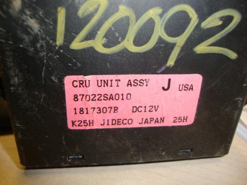 03 04 05 06 forester chassis ecm cruise cont ctr dash