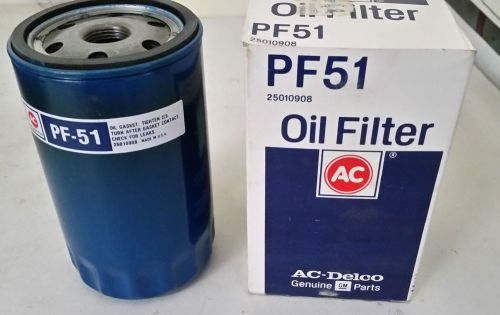 Nos oil filter pf51 ac delco 1980 - 1998 buick olds pontiac chevy cadillac