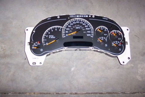 Chevrolet silverado tahoe instrument gauge cluster parts or repair 03