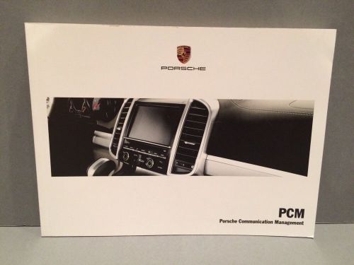 2015 porshe communication management pcm manual owners handbook