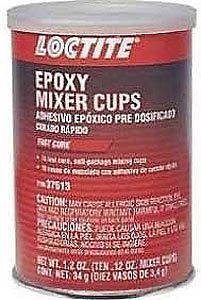 Loctite 37513 epoxy mixer 10-.12oz cups fast cure