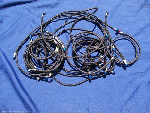 Nascar assorted lot of 19 light weight nylon/ nomex braided hoses an-6 and an-8