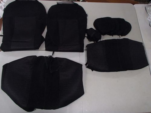 3d air mesh car seat covers black