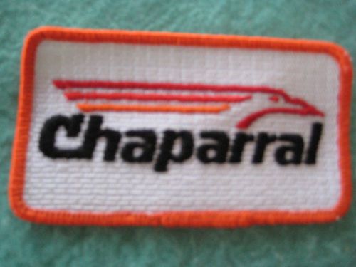 Vintage chaparral motorcycle  patch 3 5/8&#034; x 2 &#034;