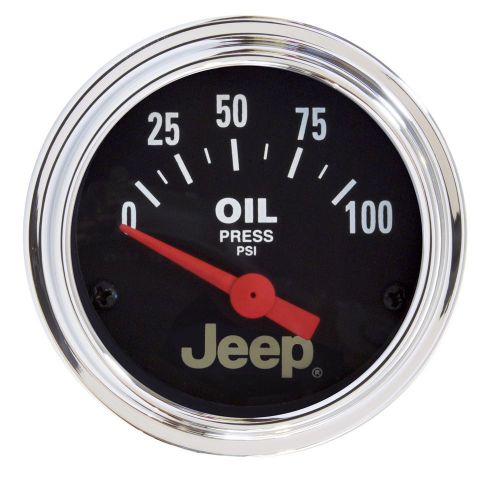 Autometer 880240 jeep electric oil pressure gauge