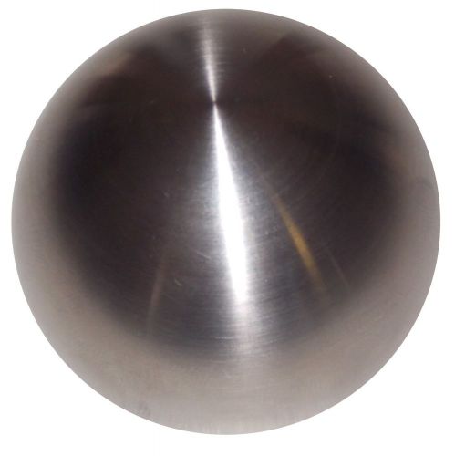 Brushed stainless steel heavy weight 2&#034; shift knob m10x1.25 thread