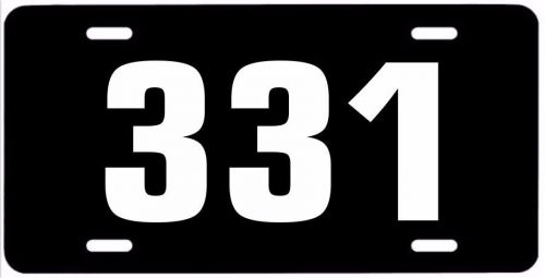 331 metal license plate, whi, engine crate motor mustang 5.0 302 ford stroker v8