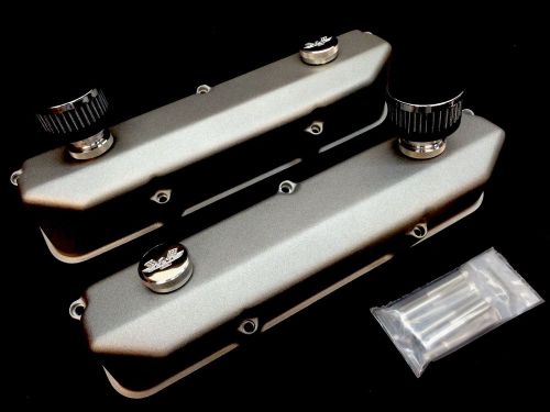 Premium cnc machined ford fe 427 competition valve covers with 427 bird/flag