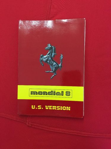 Ferrari 1981-82 mondial owners manual